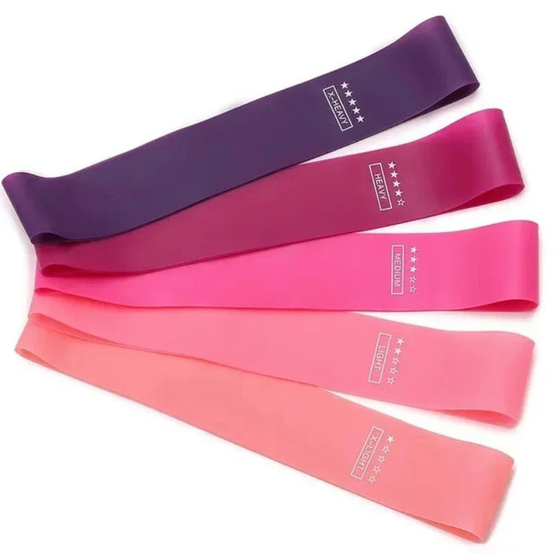 Resistance Band Set 5 Levels Portable With Storage Bag