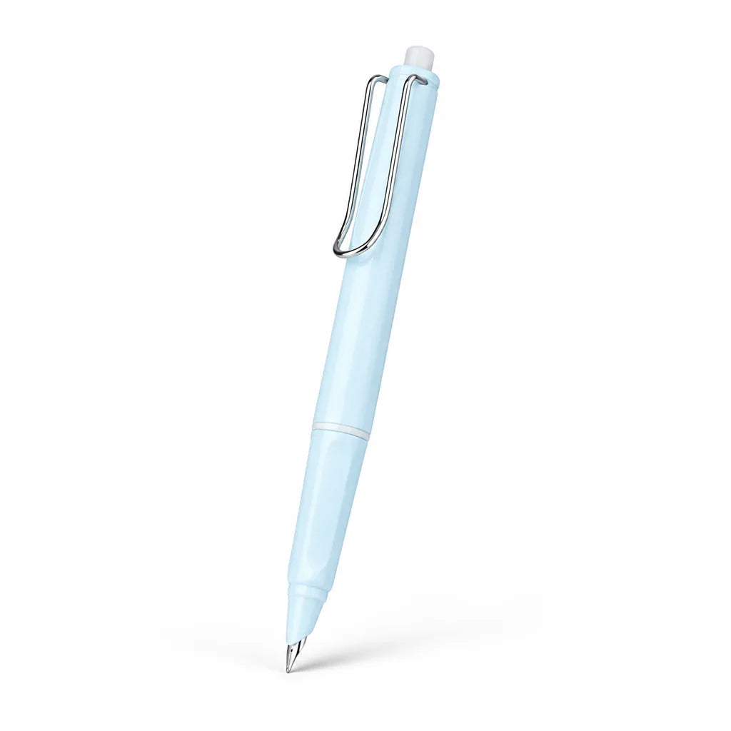 Retractable Fountain Pen Click Mechanism Premium Metal Nib Leak-Resistant