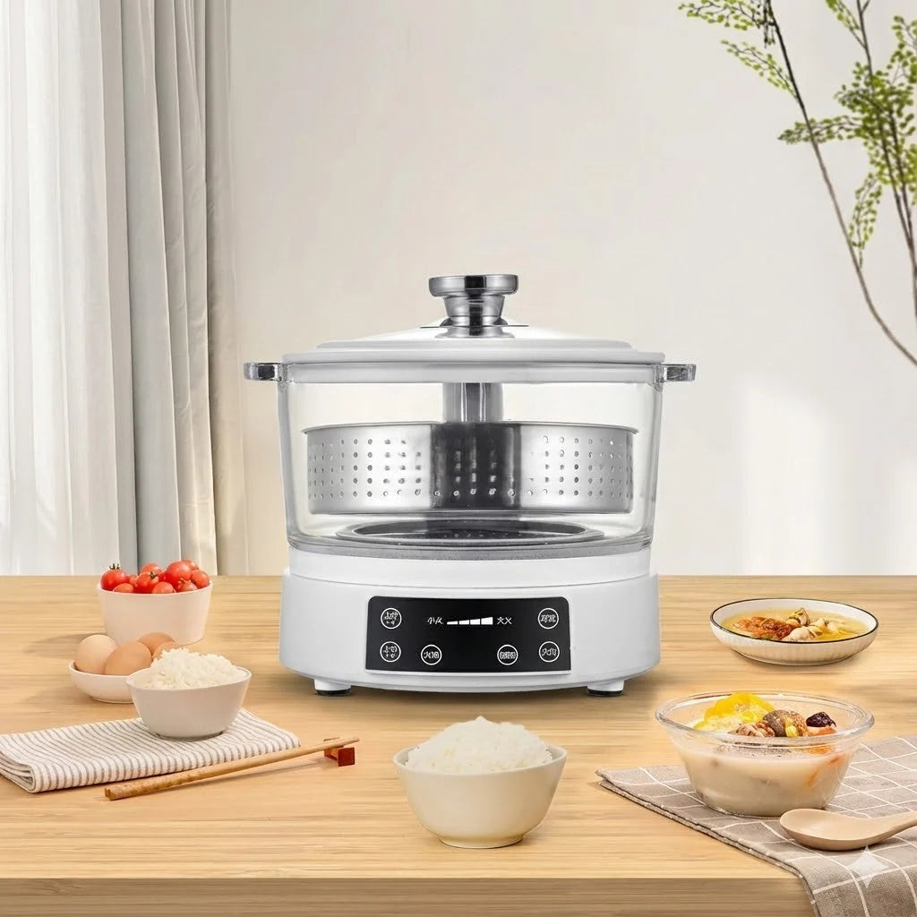 Rice Cooker Low-Starch 3.17 Qt Capacity