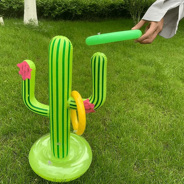 Ring Toss Game Inflatable Cactus 6 Rings