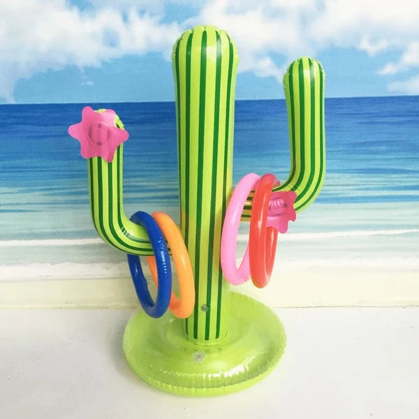 Ring Toss Game Inflatable Cactus 6 Rings