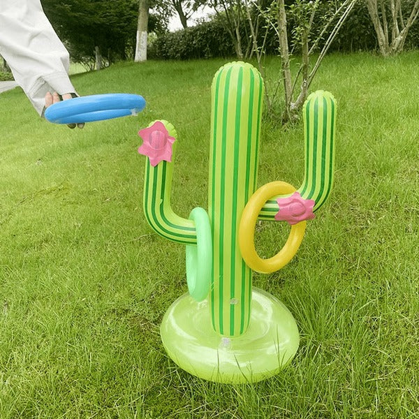 Ring Toss Game Inflatable Cactus 6 Rings