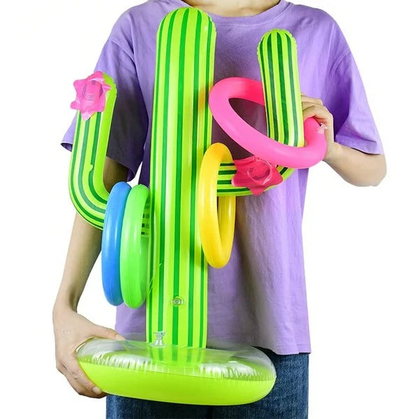 Ring Toss Game Inflatable Cactus 6 Rings