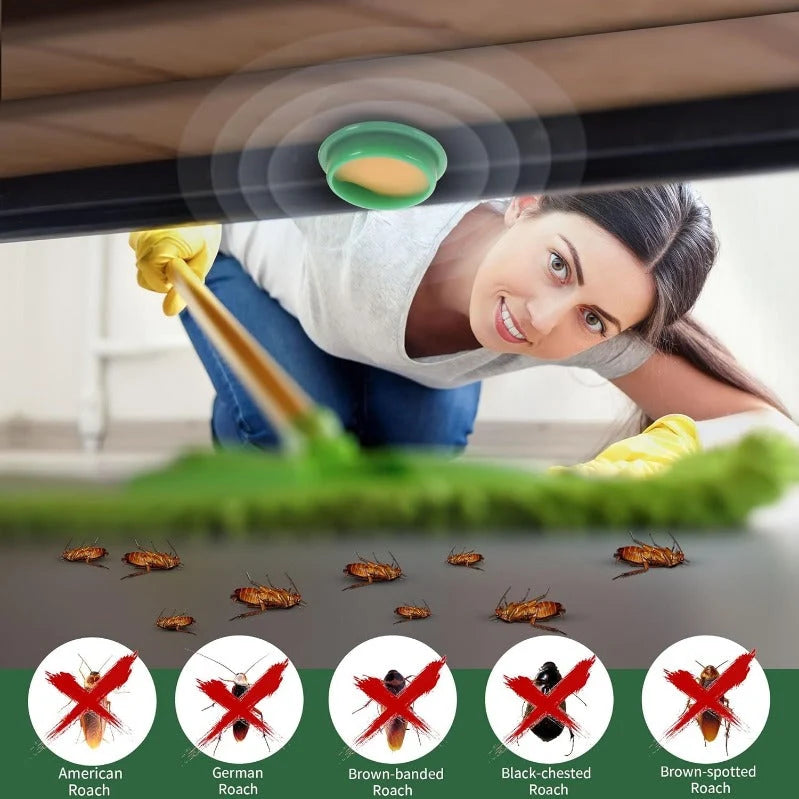 Roach Bait Discs Enclosed Boric Acid Odorless