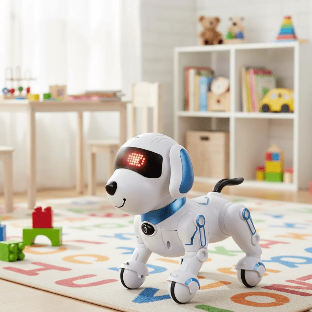 Robot Dog Toy Interactive Remote-Controlled Touch & Sound Response