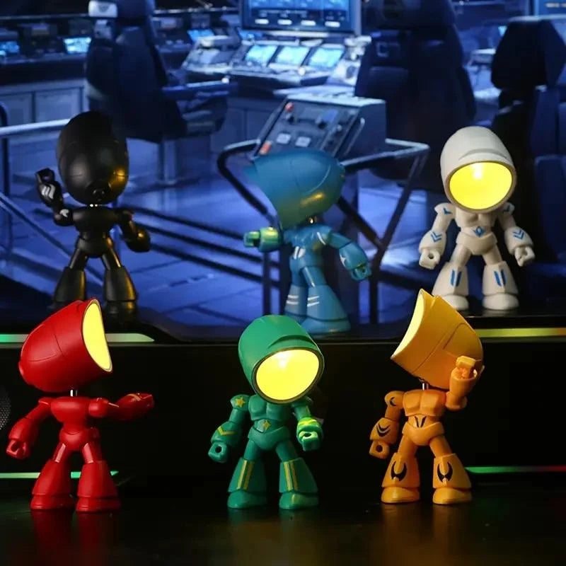 Robot Night Light Soft LED Glow Portable