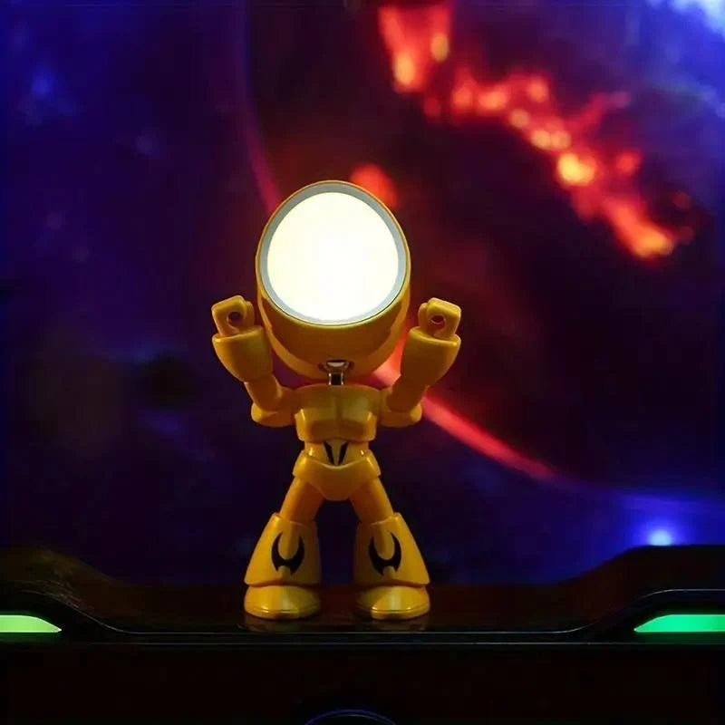Robot Night Light Soft LED Glow Portable