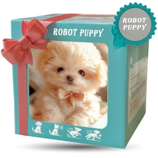 Robotic Plush Dog Walking & Barking Lifelike Design