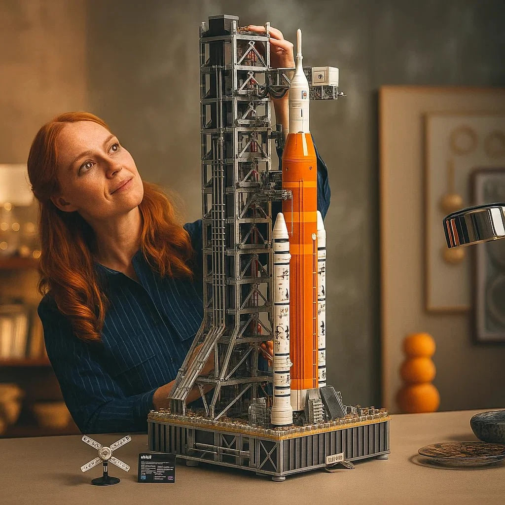 Rocket Building Kit Multistage Launch Tower 3,601-Piece Set