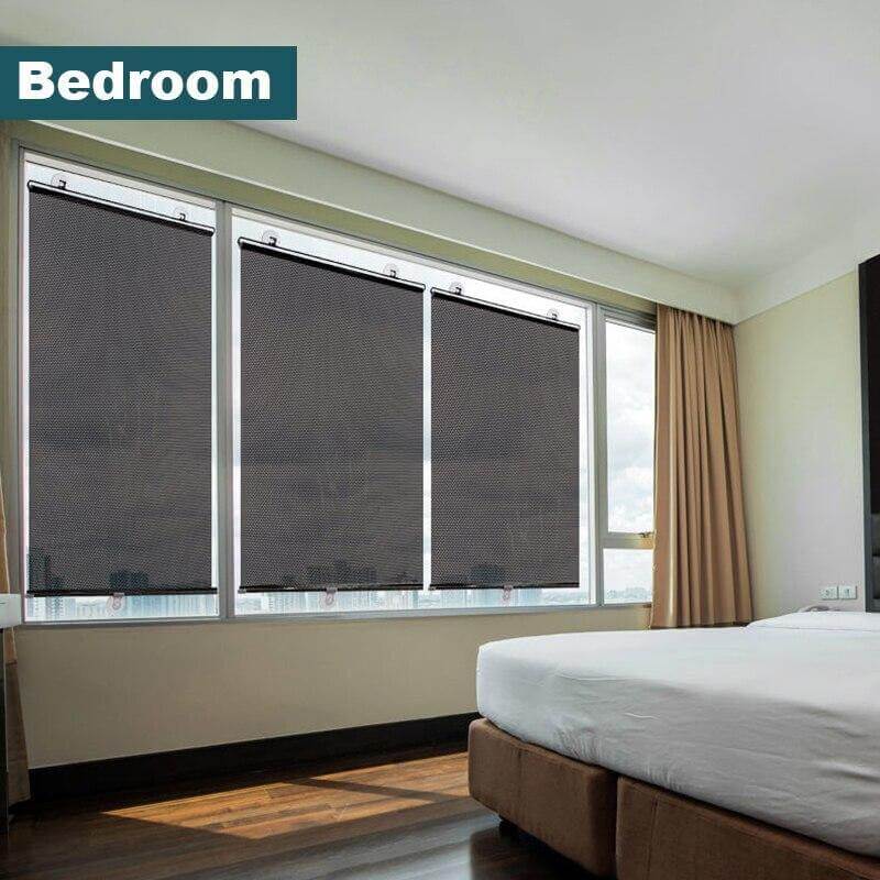 Roller Window Blind Blackout Suction Cup Mount