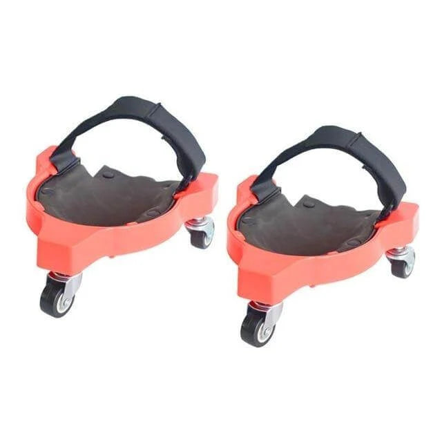 Rolling Knee Pad Foam-Cushioned With Three Swivel Castors