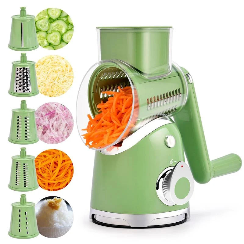 Rotary Grater Suction Base & Stainless Steel Blades