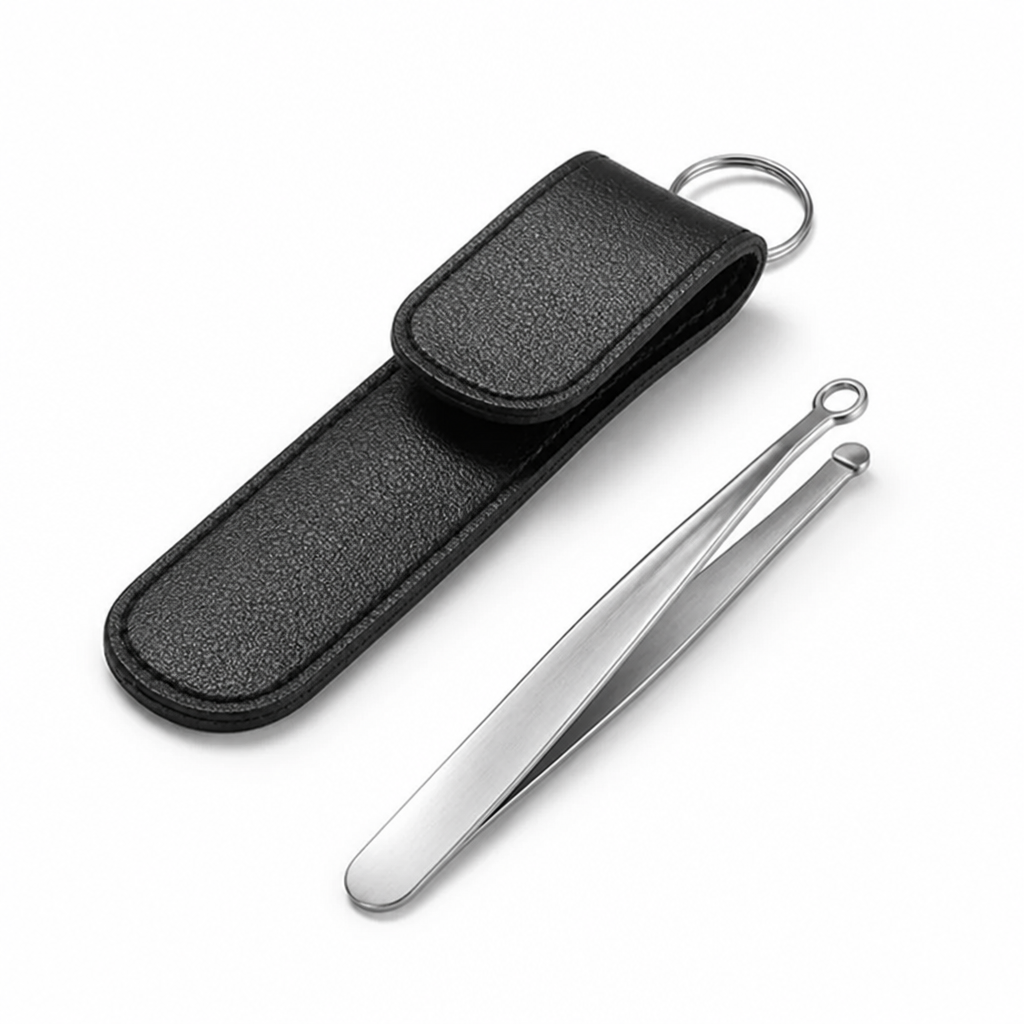 Rounded Safety Tip Stainless Steel Nose Hair Scissors