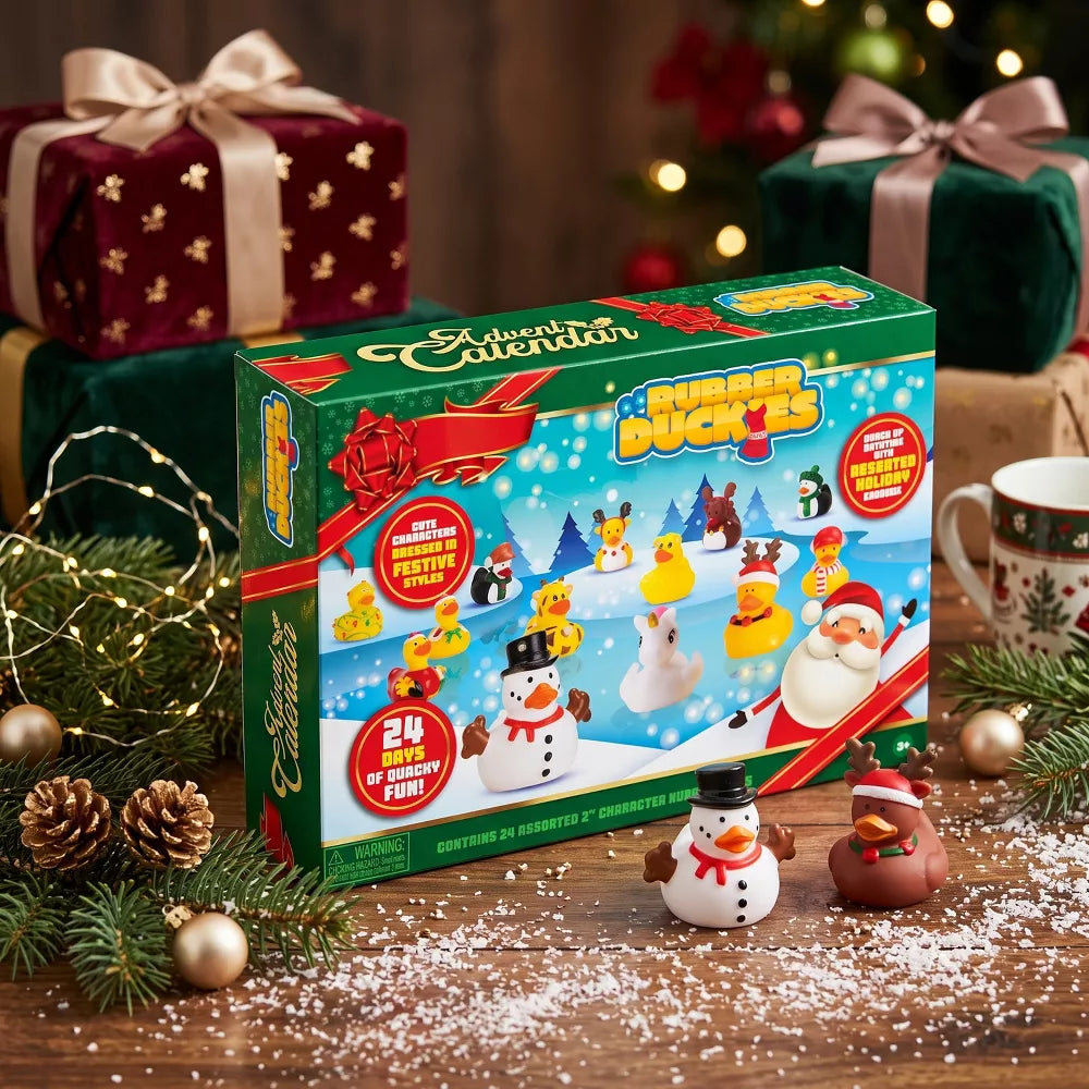 Rubber Duck Advent Calendar 24 Collectible Floating Ducks