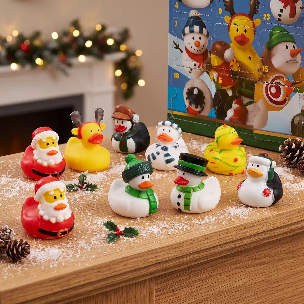 Rubber Duck Advent Calendar 24 Collectible Floating Ducks