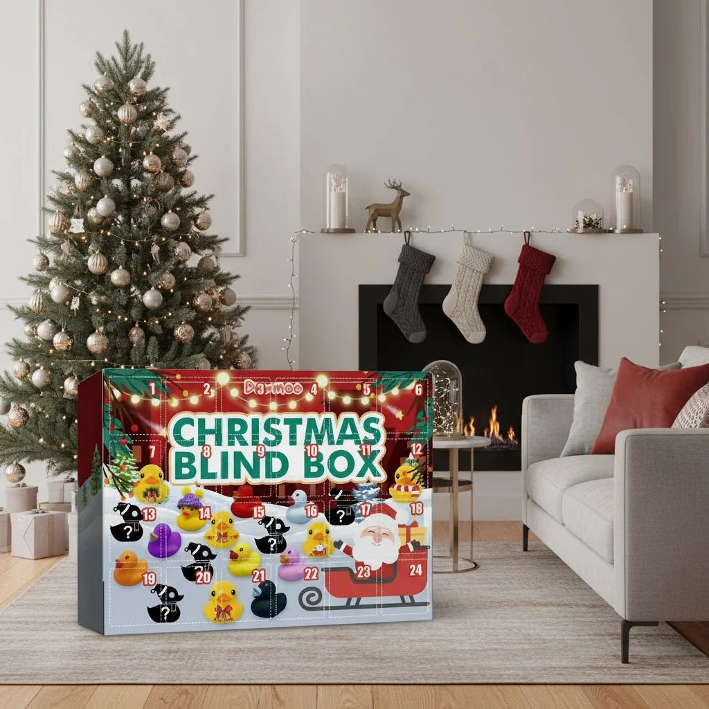Rubber Duck Advent Calendar Set of 24 Christmas Designs