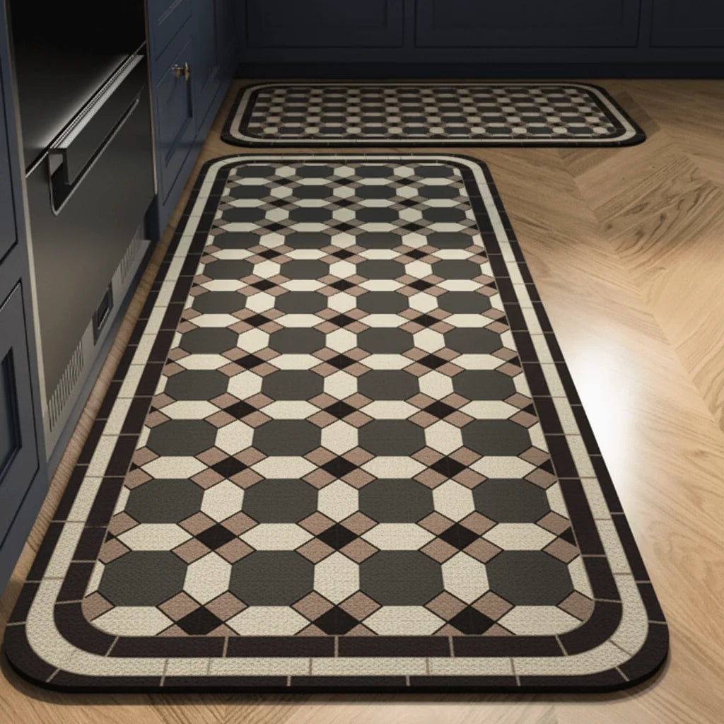 Rug Runner Non-Slip Backing Soft Durable Fabric
