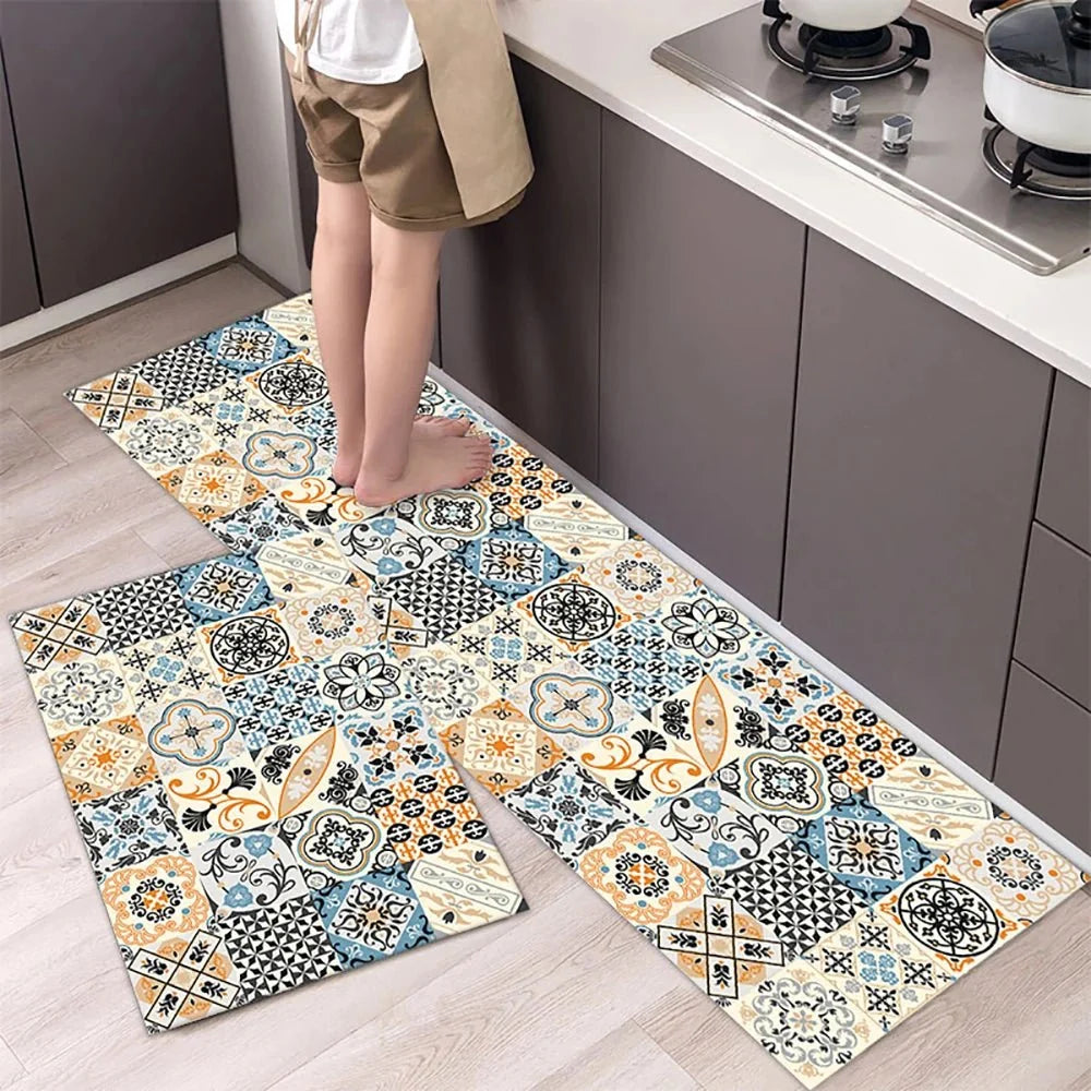 Rug Runner Non-Slip Backing Soft Durable Fabric