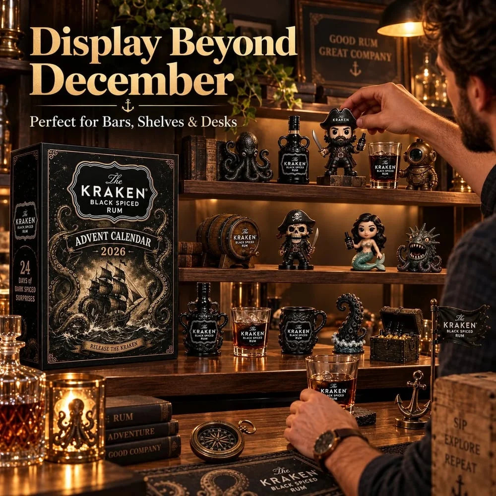 Rum Advent Calendar 24-Day Countdown With Mini Bottles