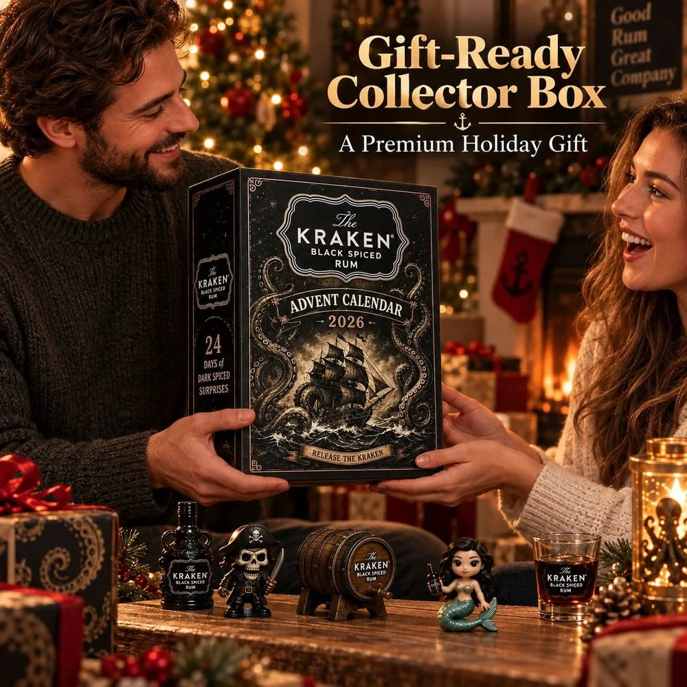 Rum Advent Calendar 24-Day Countdown With Mini Bottles