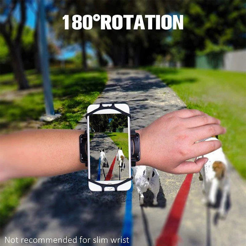 Running Phone Armband 180° Rotating Touchscreen Non-Slip Fit