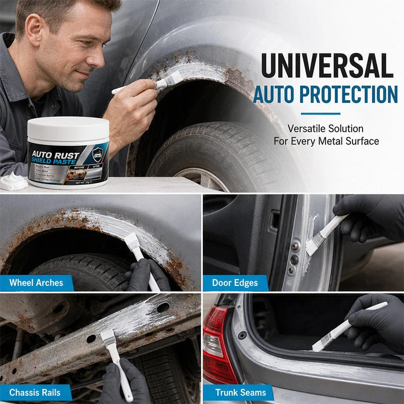 Rust Repair Paste Moisture-Resistant Non-Drip With Applicator Brush