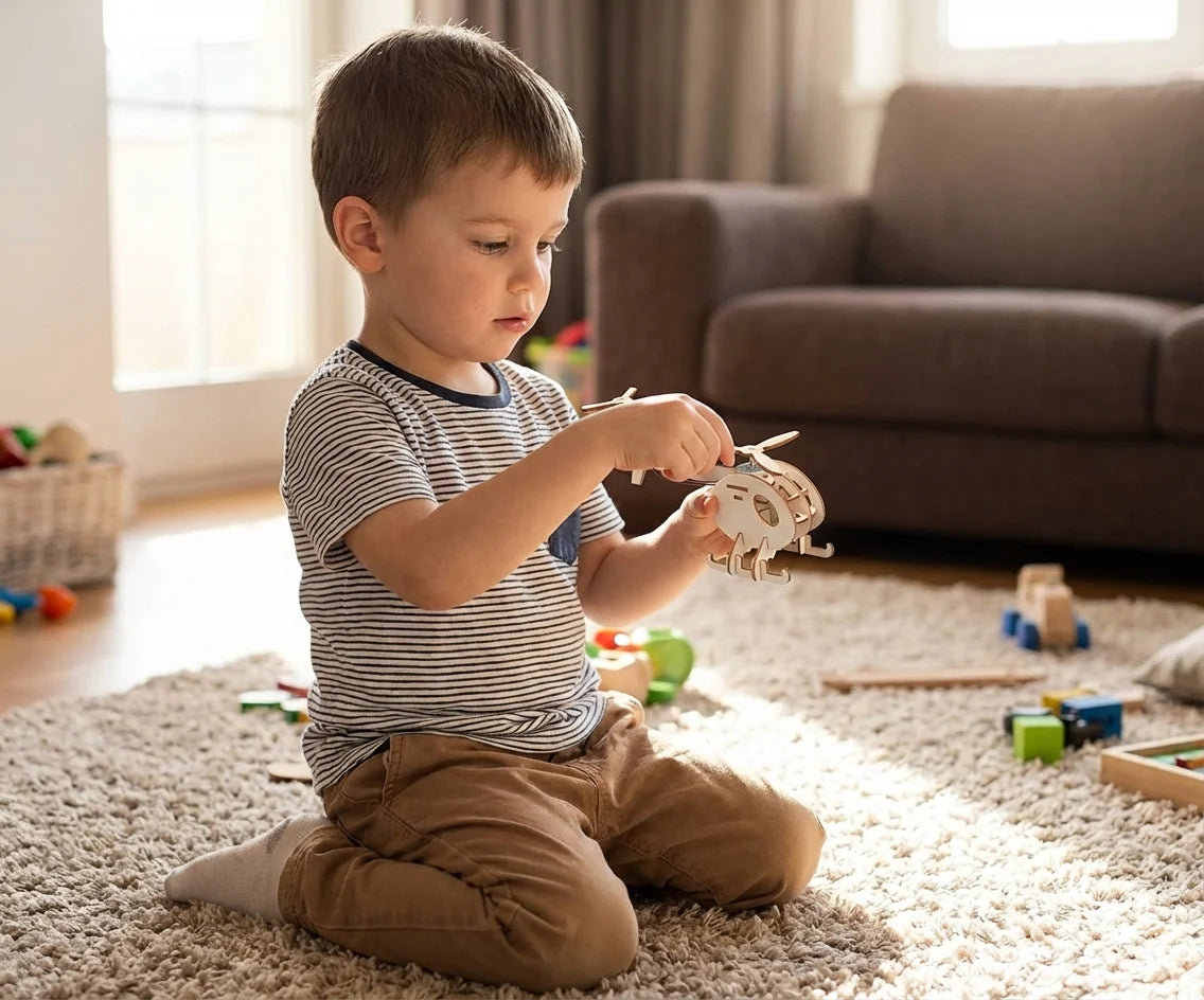 STEM Building Kit Snap-Together Hydraulic Arm & Propeller Plane