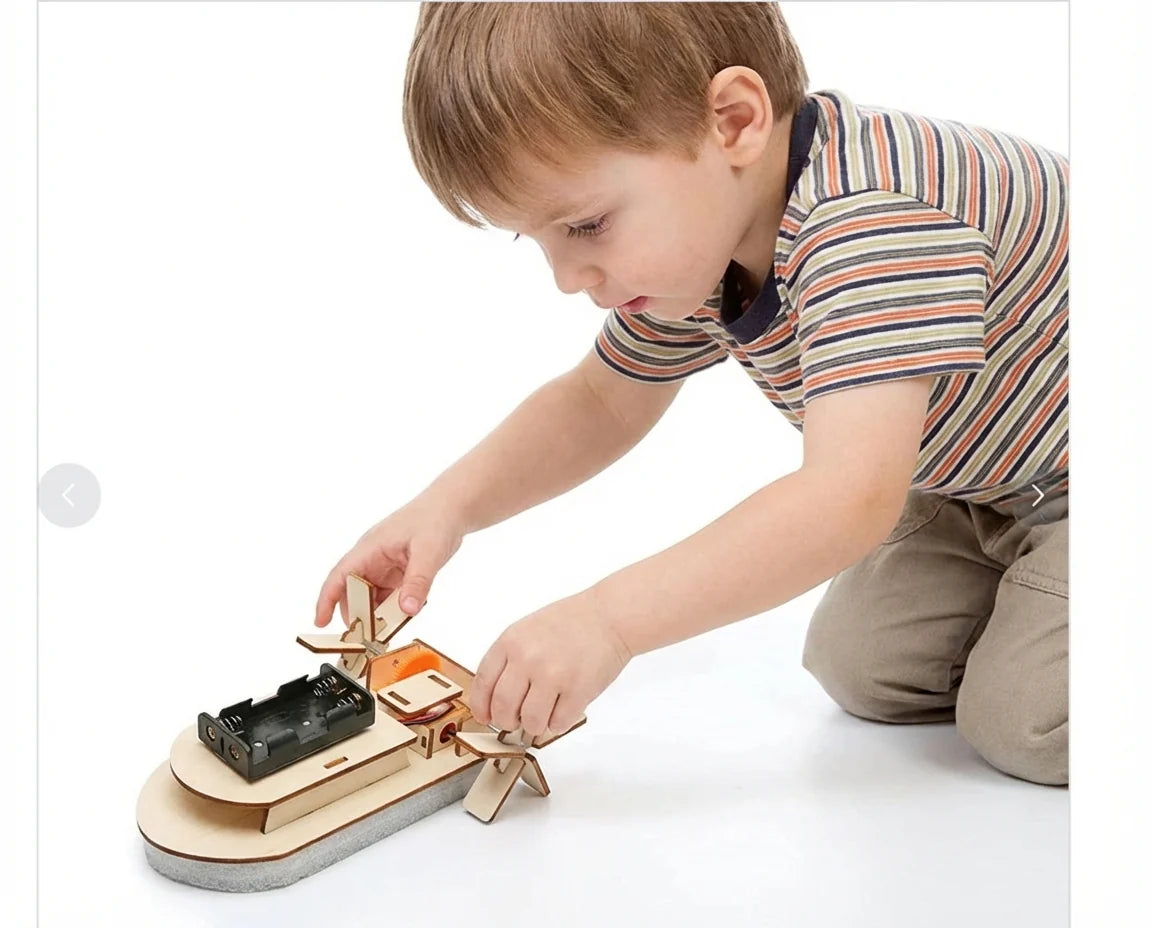 STEM Building Kit Snap-Together Hydraulic Arm & Propeller Plane