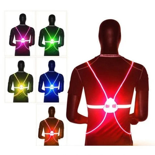 Safety Vest 360° Illumination & Flash Modes