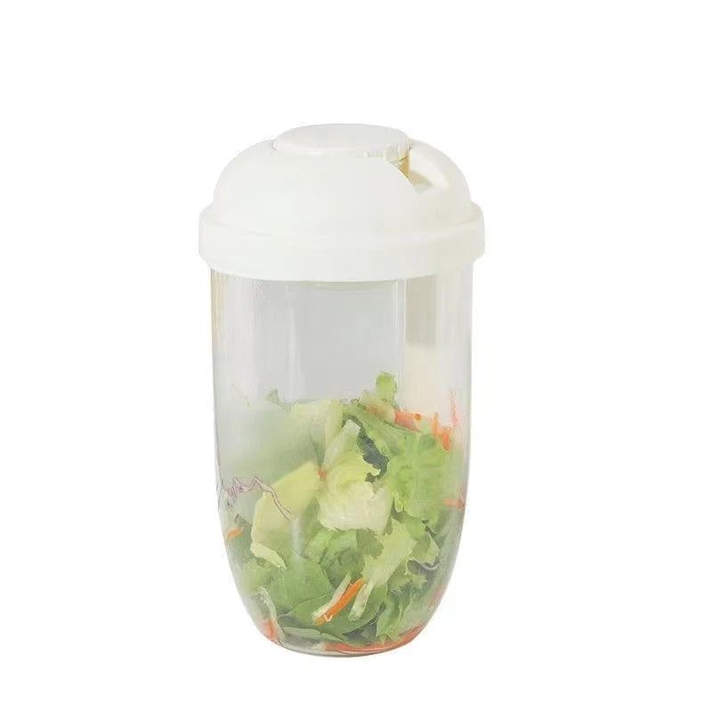 Salad Cup BPA-Free Built-In Fork & Dressing Holder