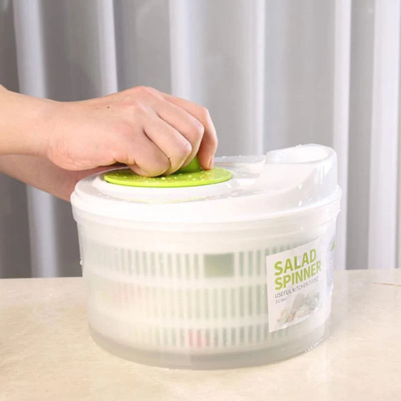 Salad Spinner Hand-Crank 5L Capacity