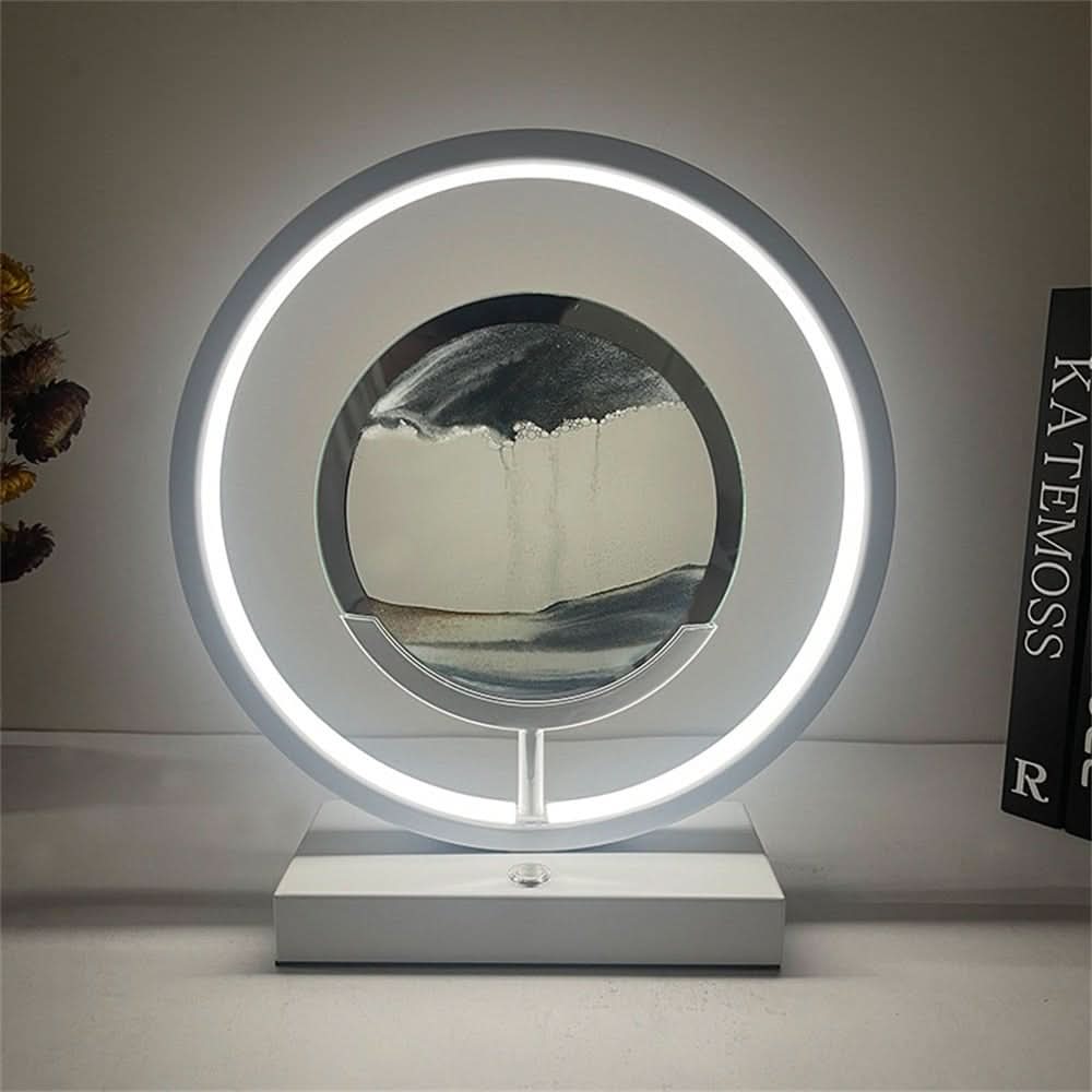 Sand Art Lamp 3D Moving Sand LED USB Rechargeable