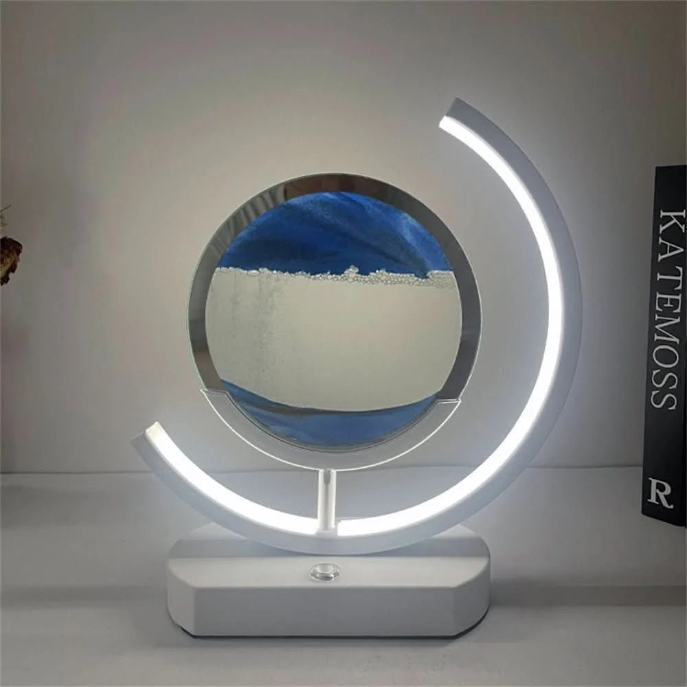 Sand Art Table Lamp 3D LED USB Rechargeable
