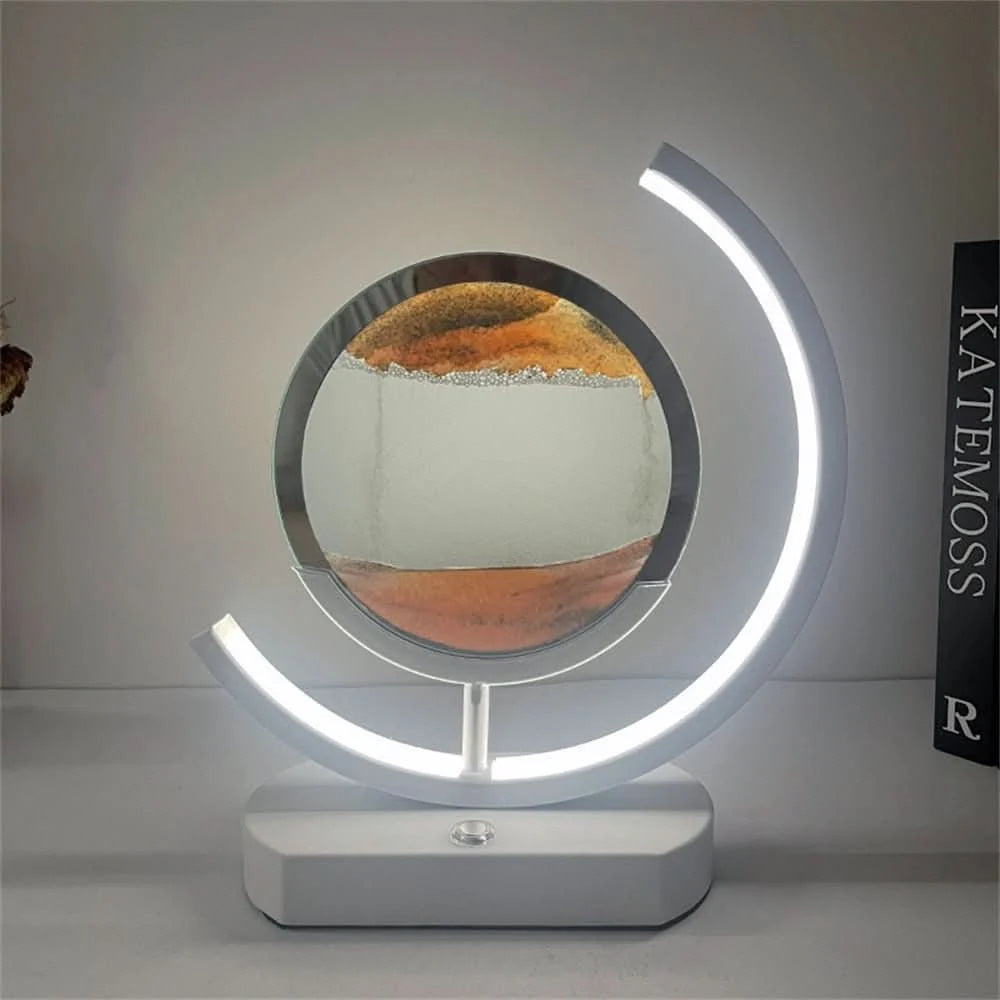 Sand Art Table Lamp 3D LED USB Rechargeable