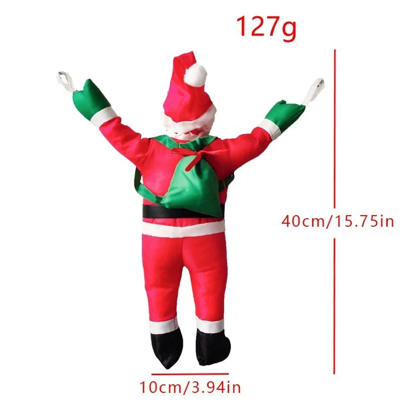Santa Claus Figure Movable Arms Durable 30cm