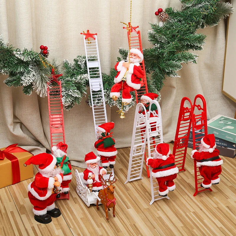 Santa Claus Figure Wall-Climbing Sliding Assorted Colors