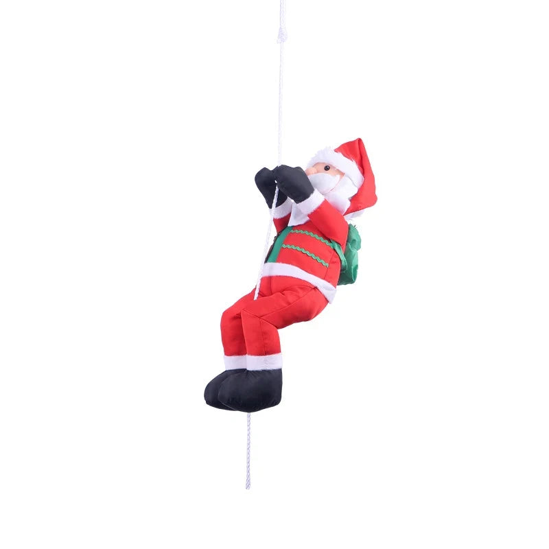 Santa Claus Figurine Weather-Resistant Fabric Easy-To-Hang