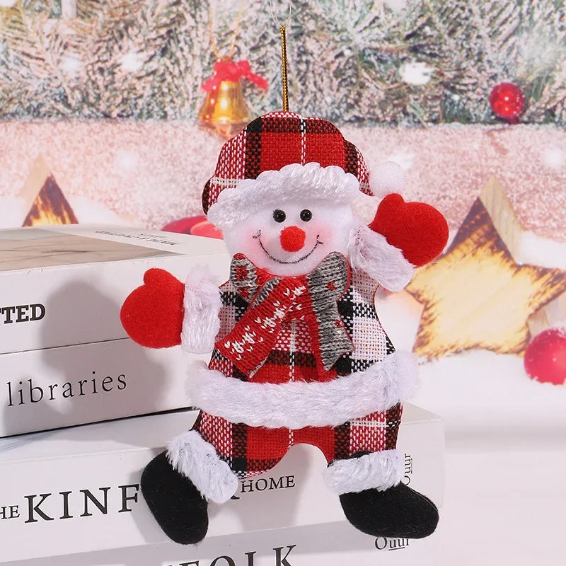 Santa Claus Ornament Plush With Hanging Loop