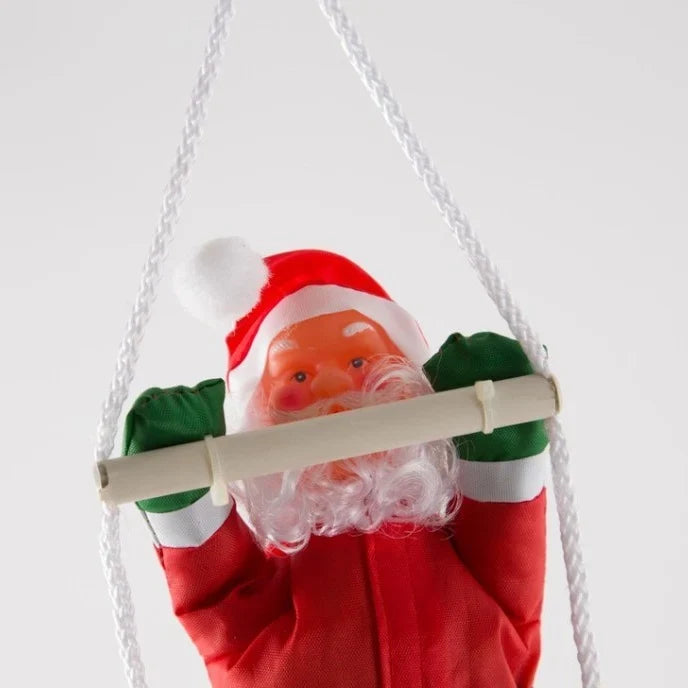 Santa Decoration Lifelike Hanging 10 Inch Indoor & Outdoor