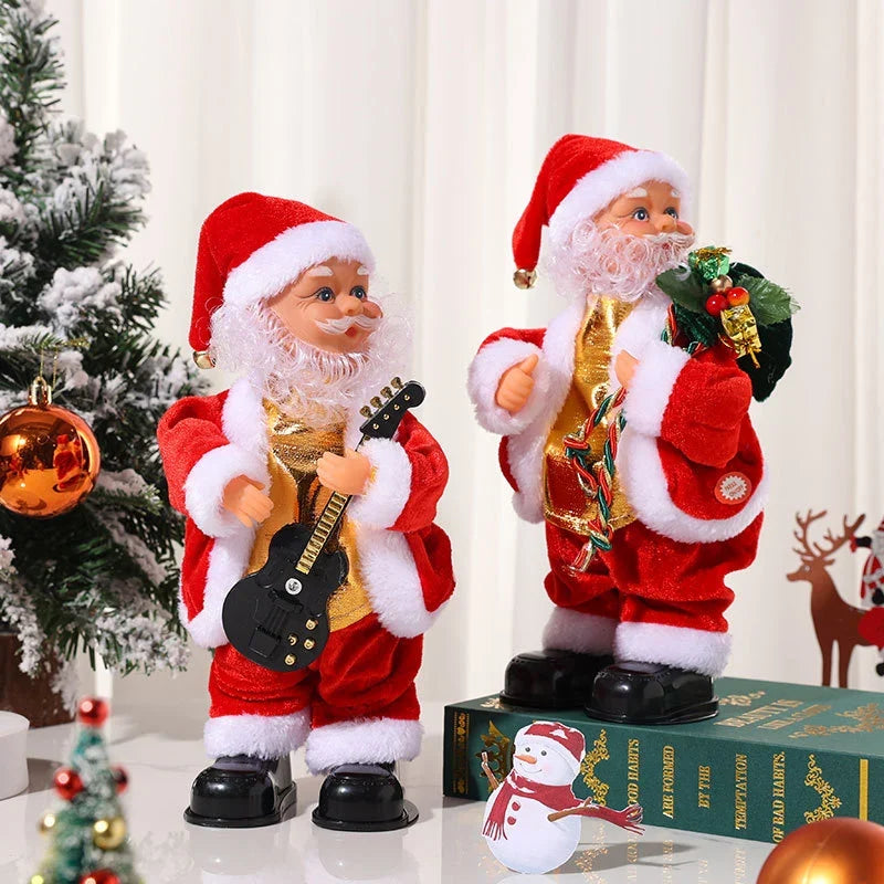 Santa Doll Premium Fabric Fluffy Beard Indoor & Outdoor