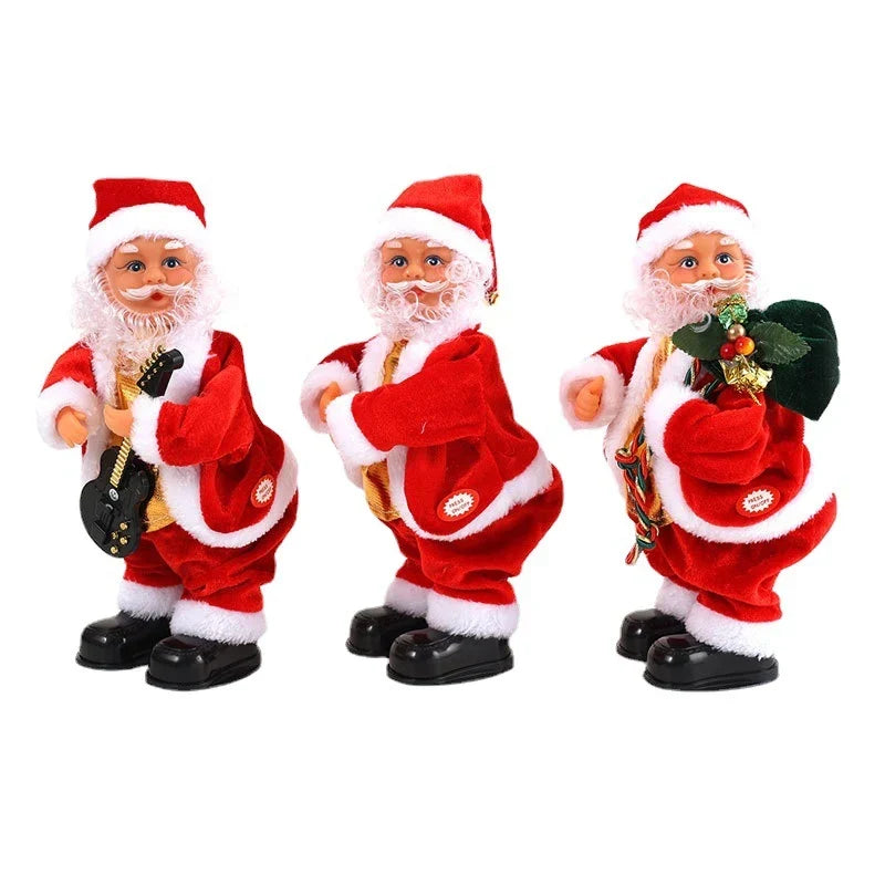 Santa Doll Premium Fabric Fluffy Beard Indoor & Outdoor