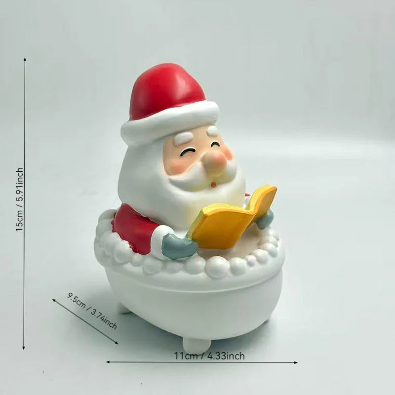Santa Figure Indoor Durable Plastic & Vibrant Detail