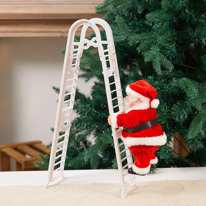Santa Figure Plush Fabric & Jingle Bells