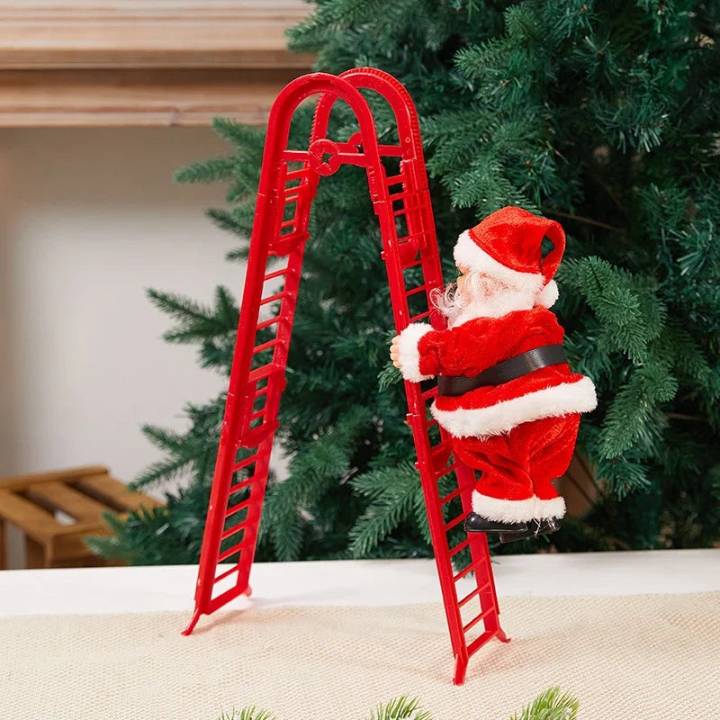 Santa Figure Plush Fabric & Jingle Bells