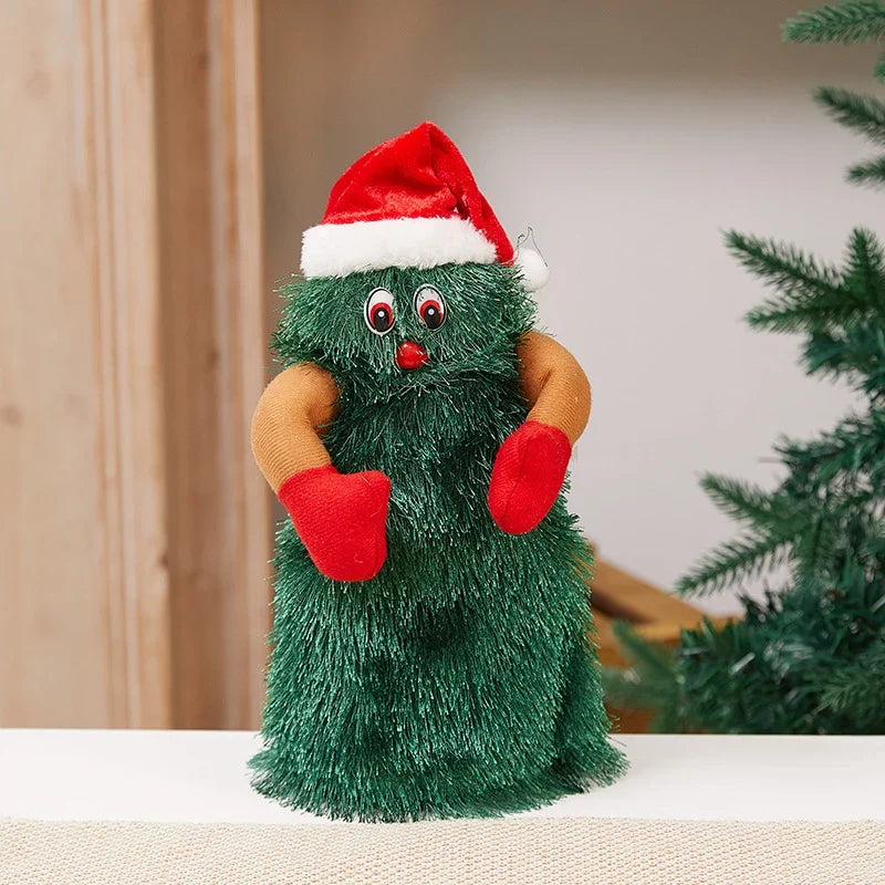 Santa Figure Plush Fabric & Jingle Bells