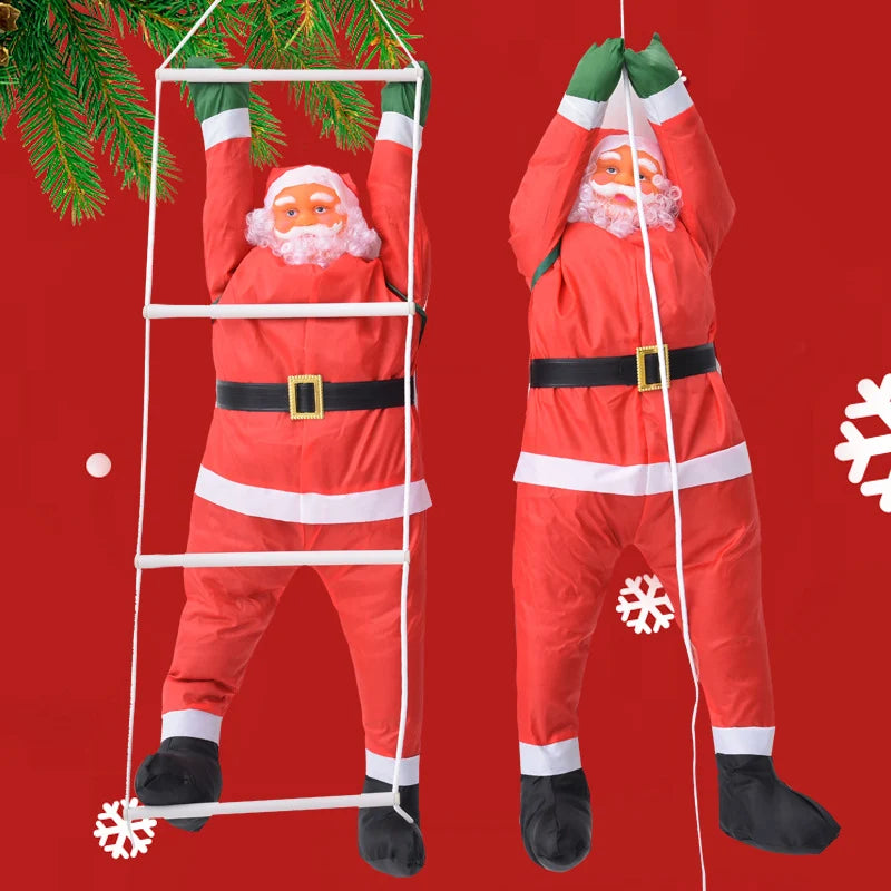 Santa Figurine 35 Inch Lifelike Weather-Resistant