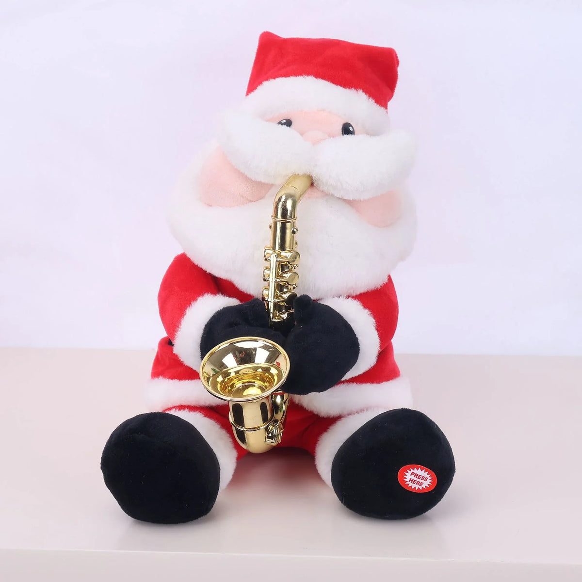 Santa Figurine Detailed Sculpted Design Lollipop Accessory