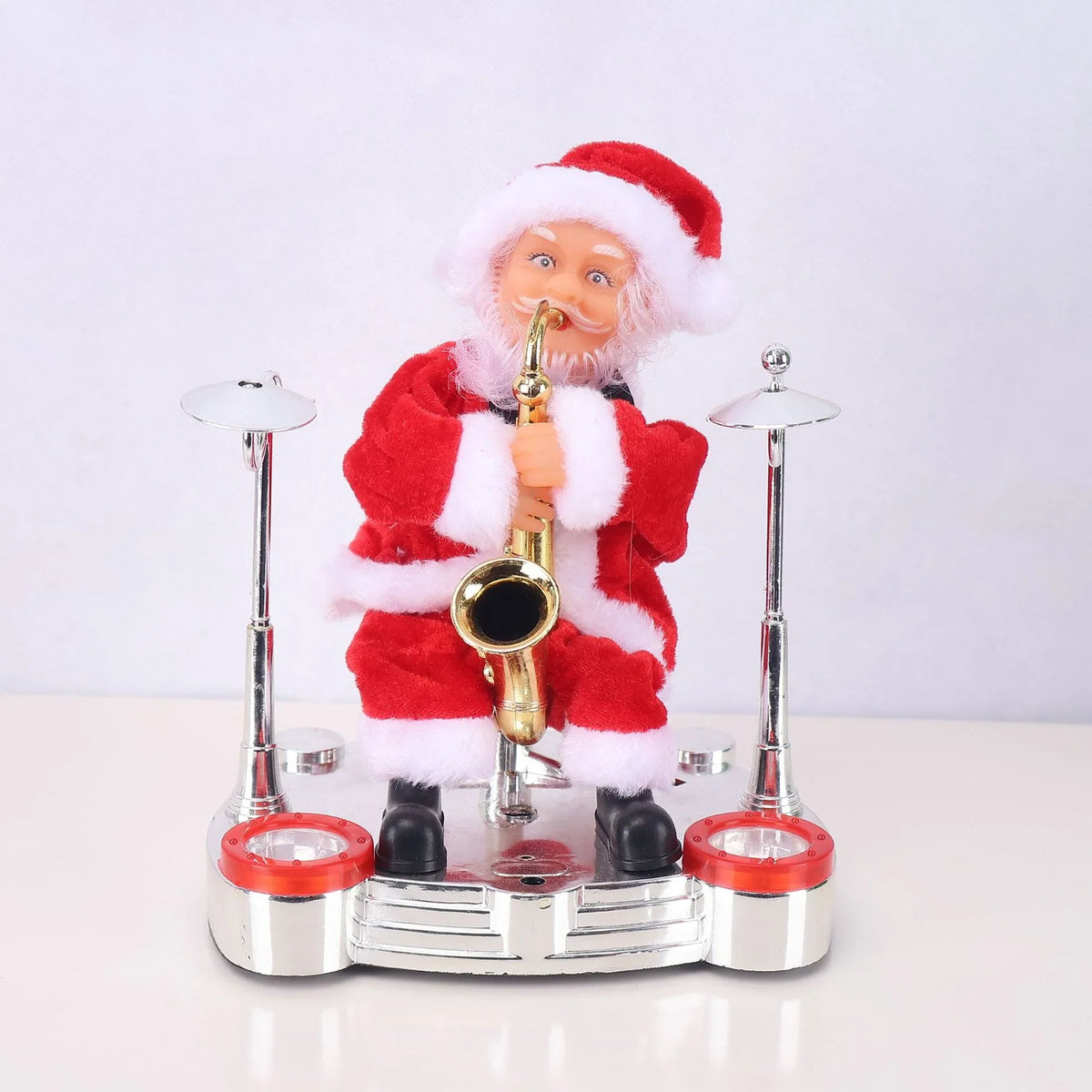 Santa Figurine Detailed Sculpted Design Lollipop Accessory