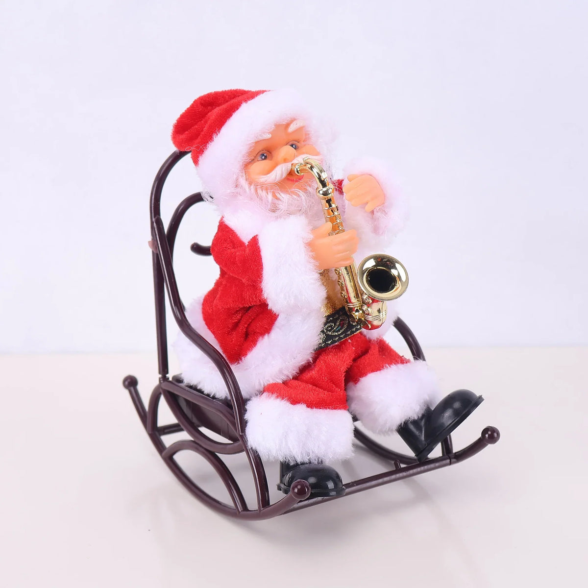 Santa Figurine Detailed Sculpted Design Lollipop Accessory