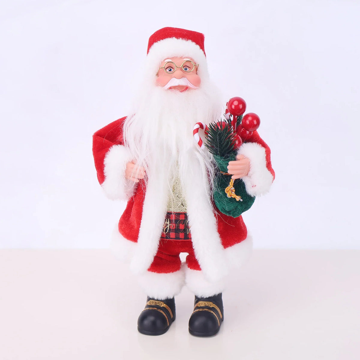 Santa Figurine Detailed Sculpted Design Lollipop Accessory